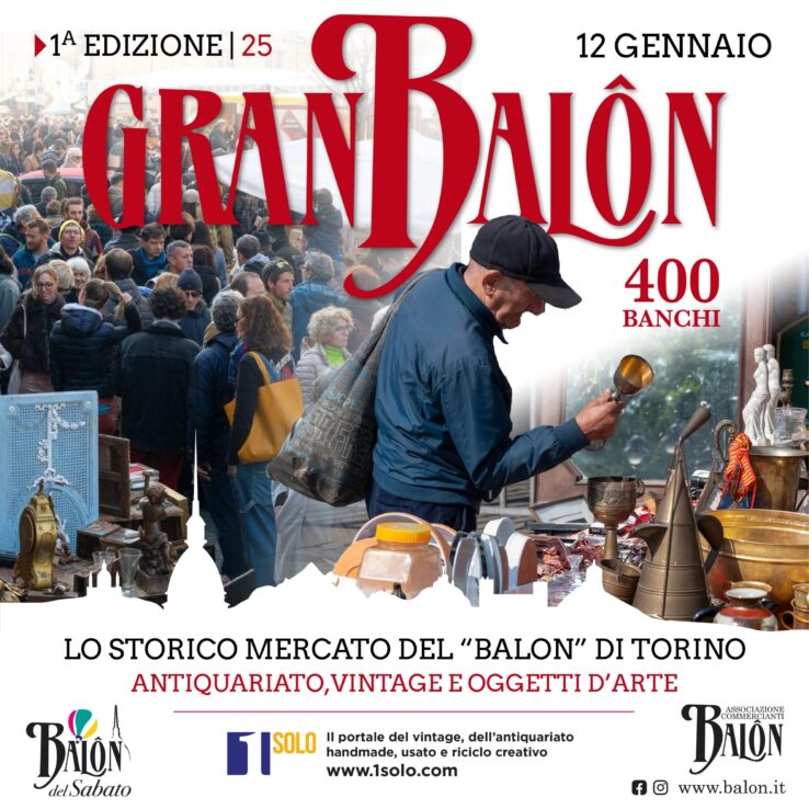 GRAN BALON GENNAIO 2025 mercato vintage e oggetti di antiquariato